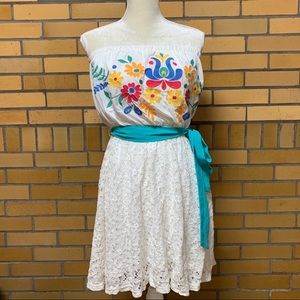 White Summer Festival Dress